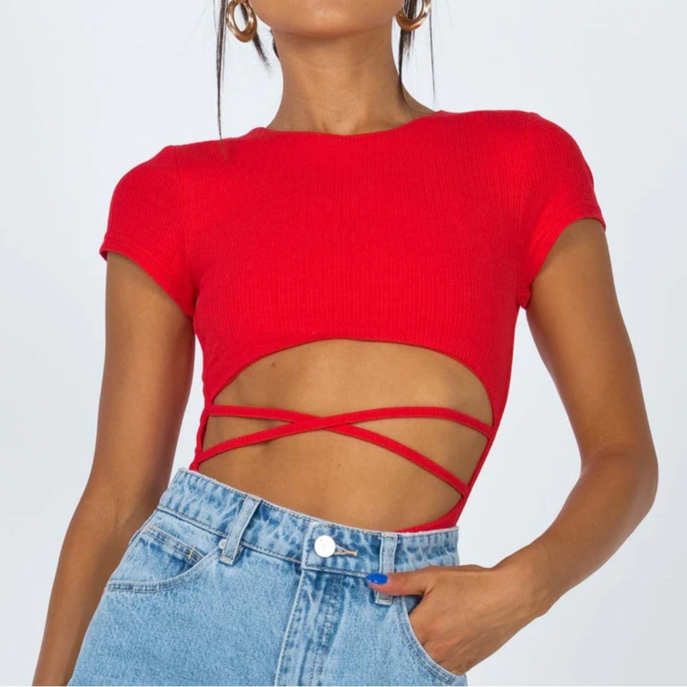 Princess poly Nicola Bodysuit Red